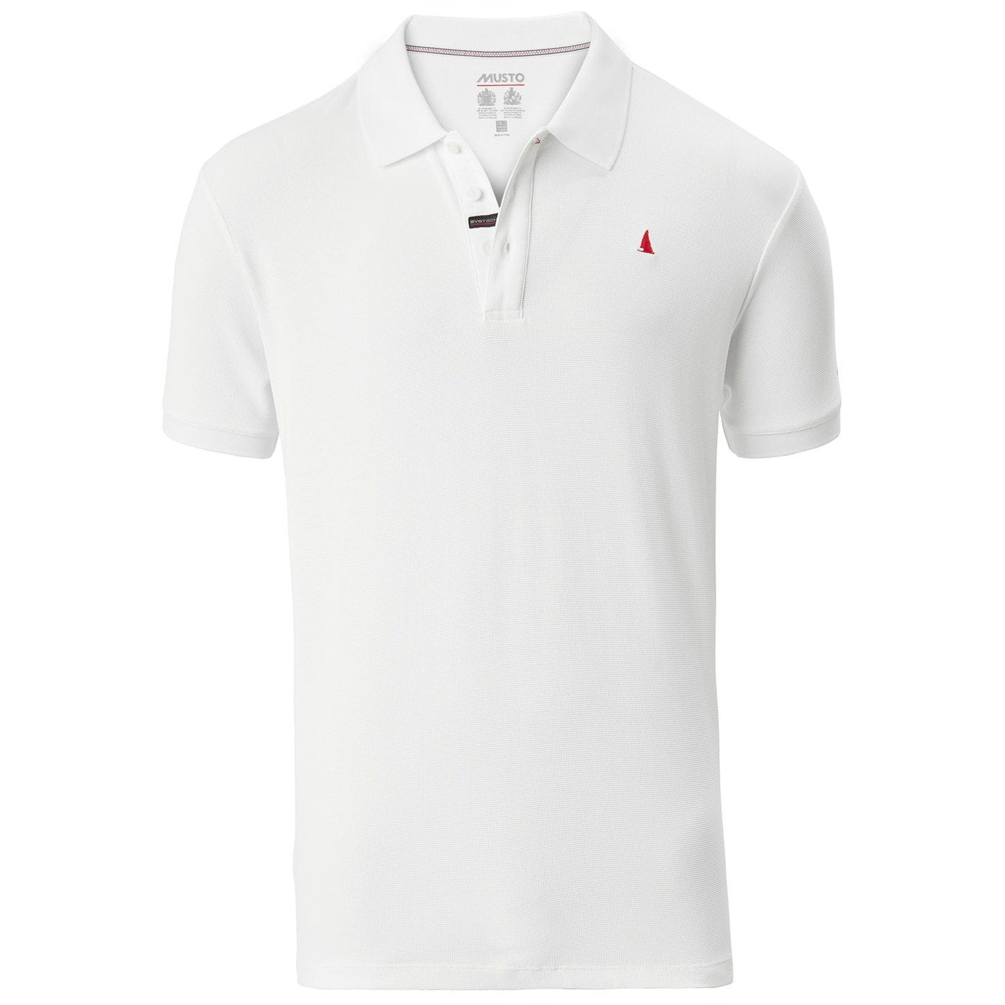 Musto Men's EVO Pro Lite Plain SS Polo White 2XL