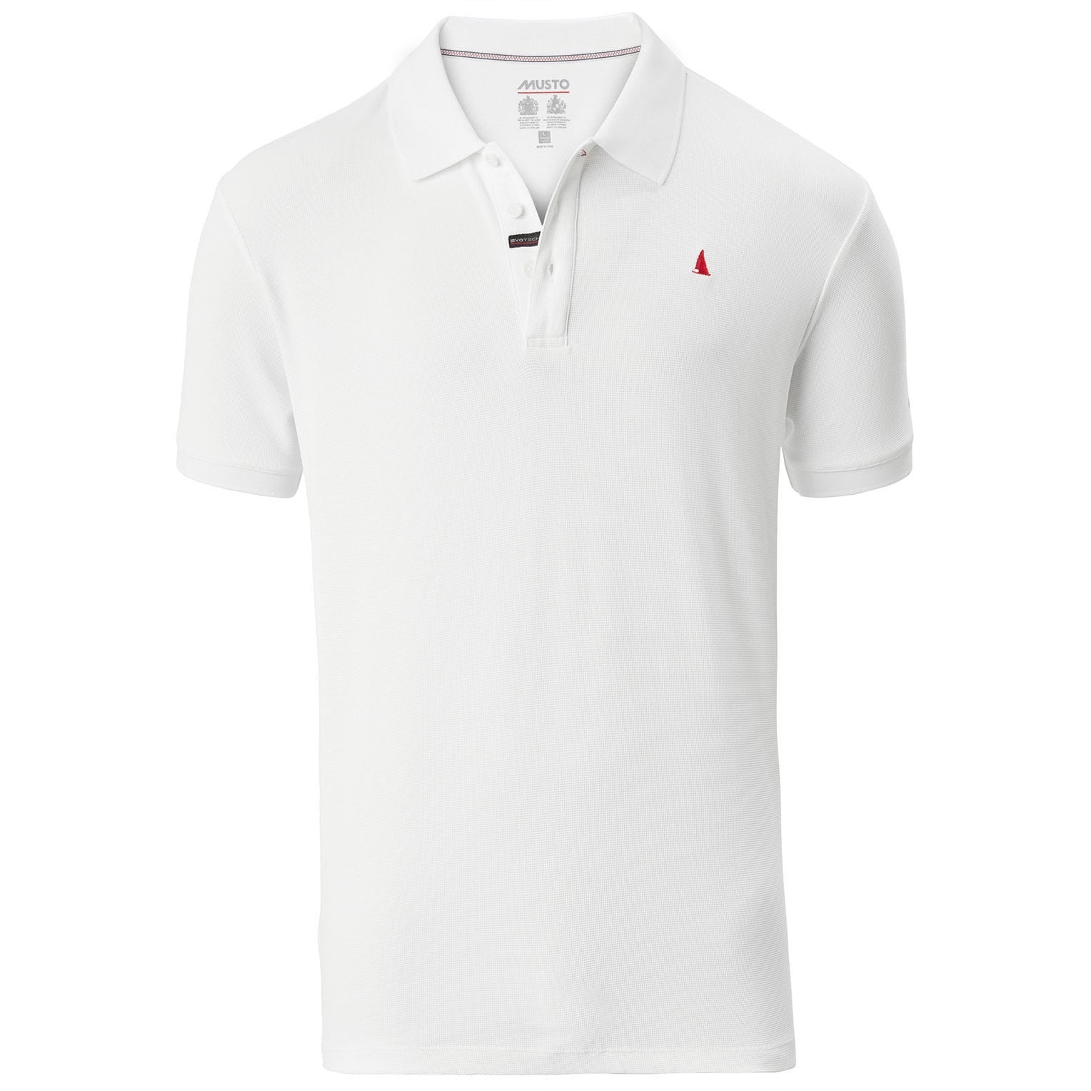 Musto Men's EVO Pro Lite Plain SS Polo White 2XL