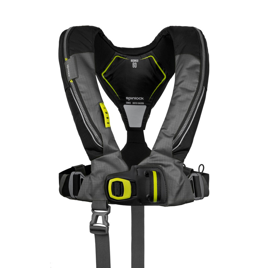 Spinlock Deckvest 6D with HRS Black Black