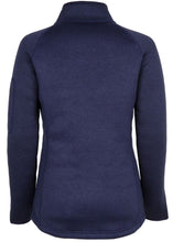 Load image into Gallery viewer, Gill Women&#39;s Knit Fleece Full Zip Navy