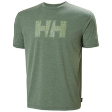 Load image into Gallery viewer, Helly Hansen Men&#39;s Skog Recycled Graphic T-Shirt Spruce Melange