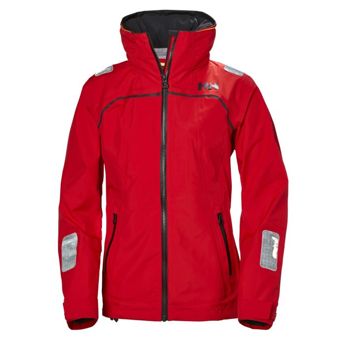 Helly Hansen Women's HP Foil Jacket Alert Red/ Black Stripe Red