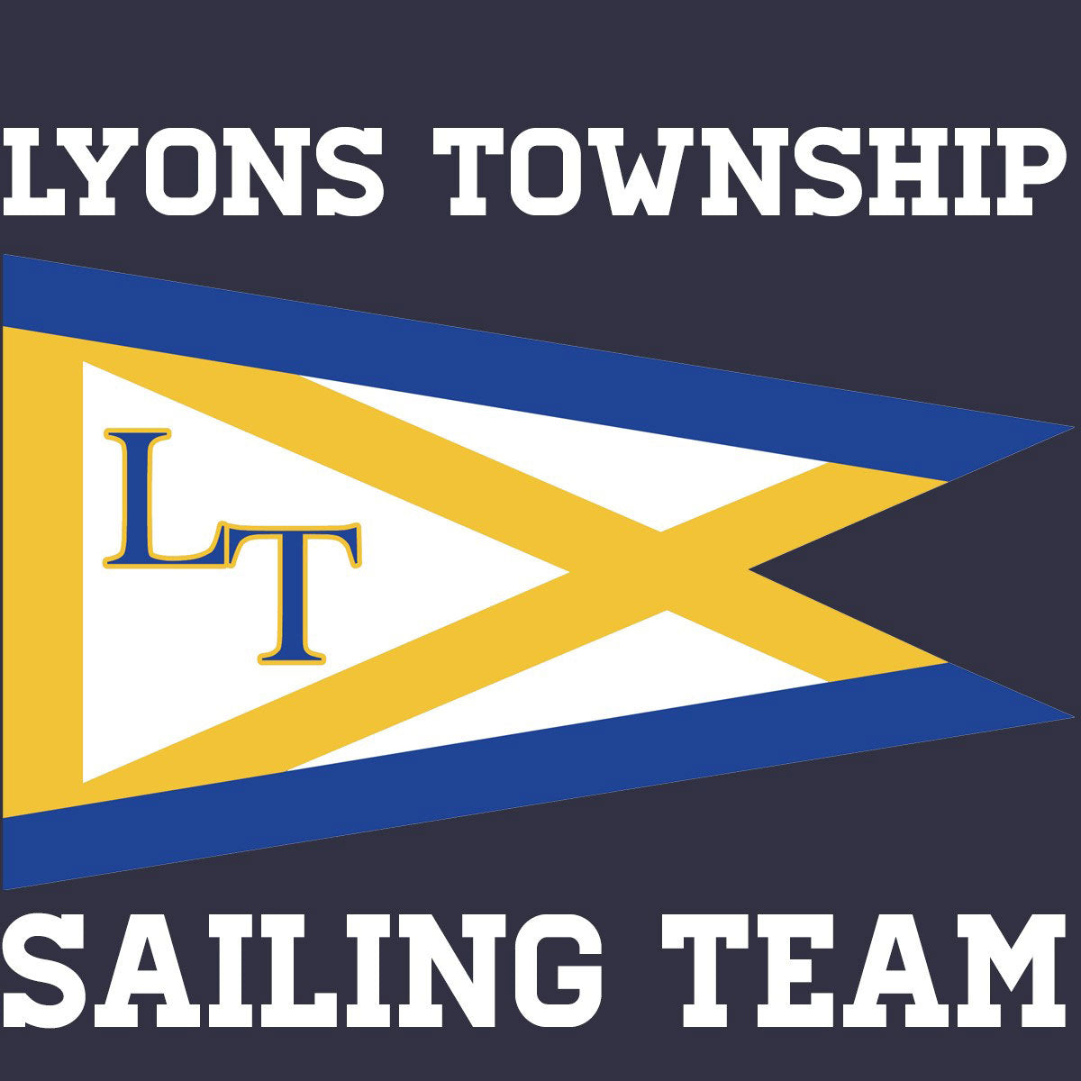 Lyons Township Sailing Team Embroidery Charge