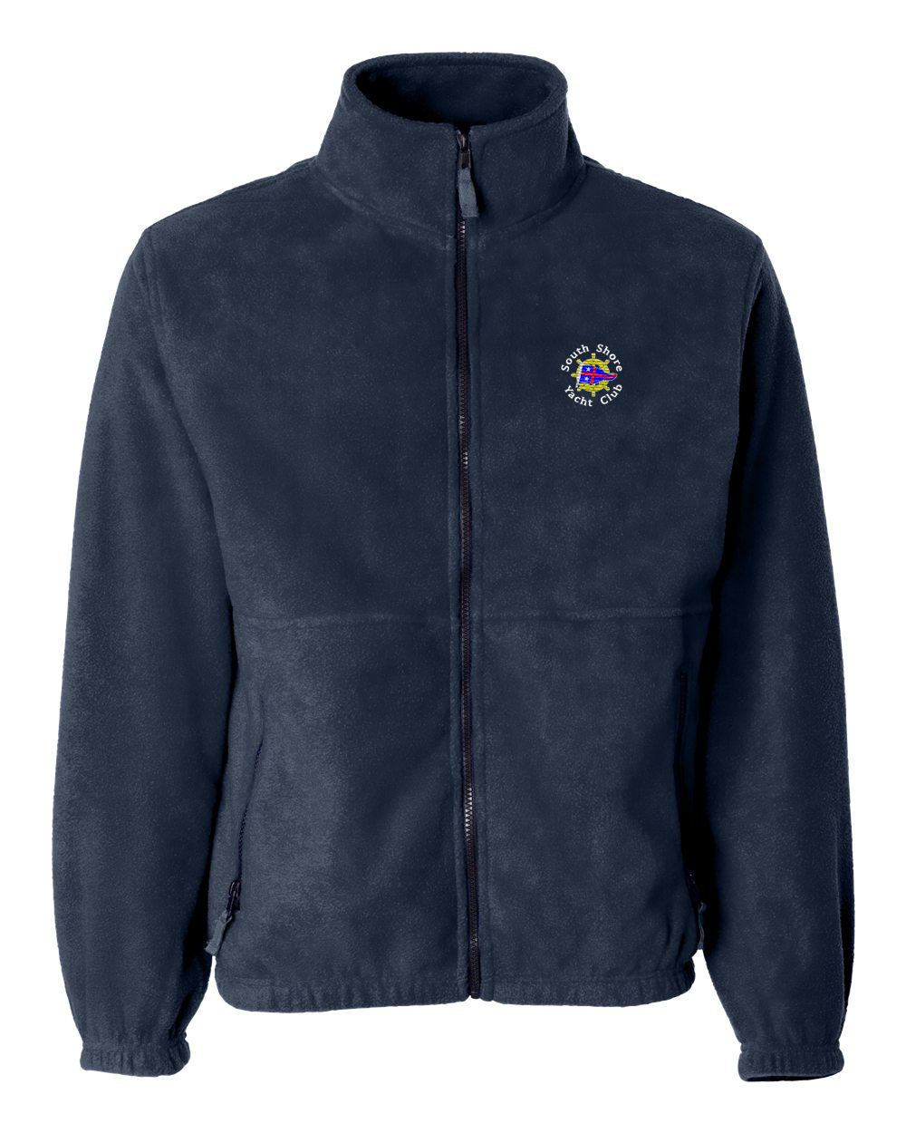 SSYC Logo Embroidered Fleece Jacket Marine