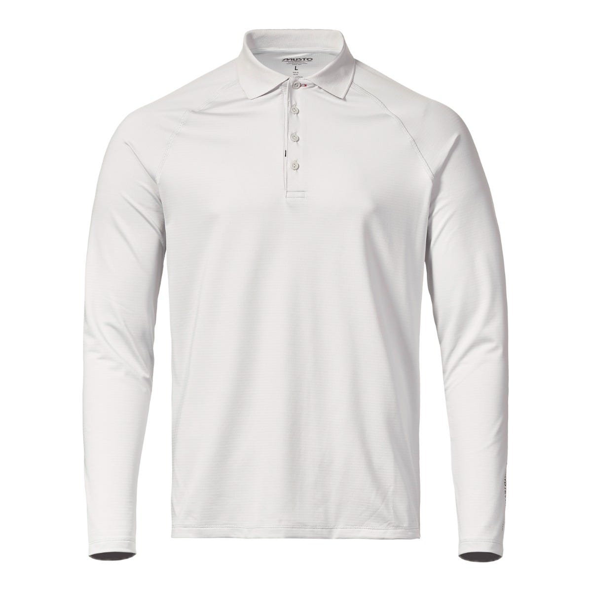 Musto Men's Evolution Sunblock Long-Sleeve Polo 2.0 Platinum
