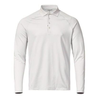 Musto Men's Evolution Sunblock Long-Sleeve Polo 2.0 Platinum