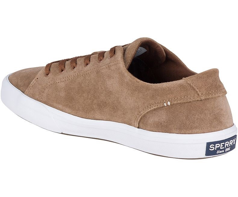 Sperry striper lace up deals leather sneaker