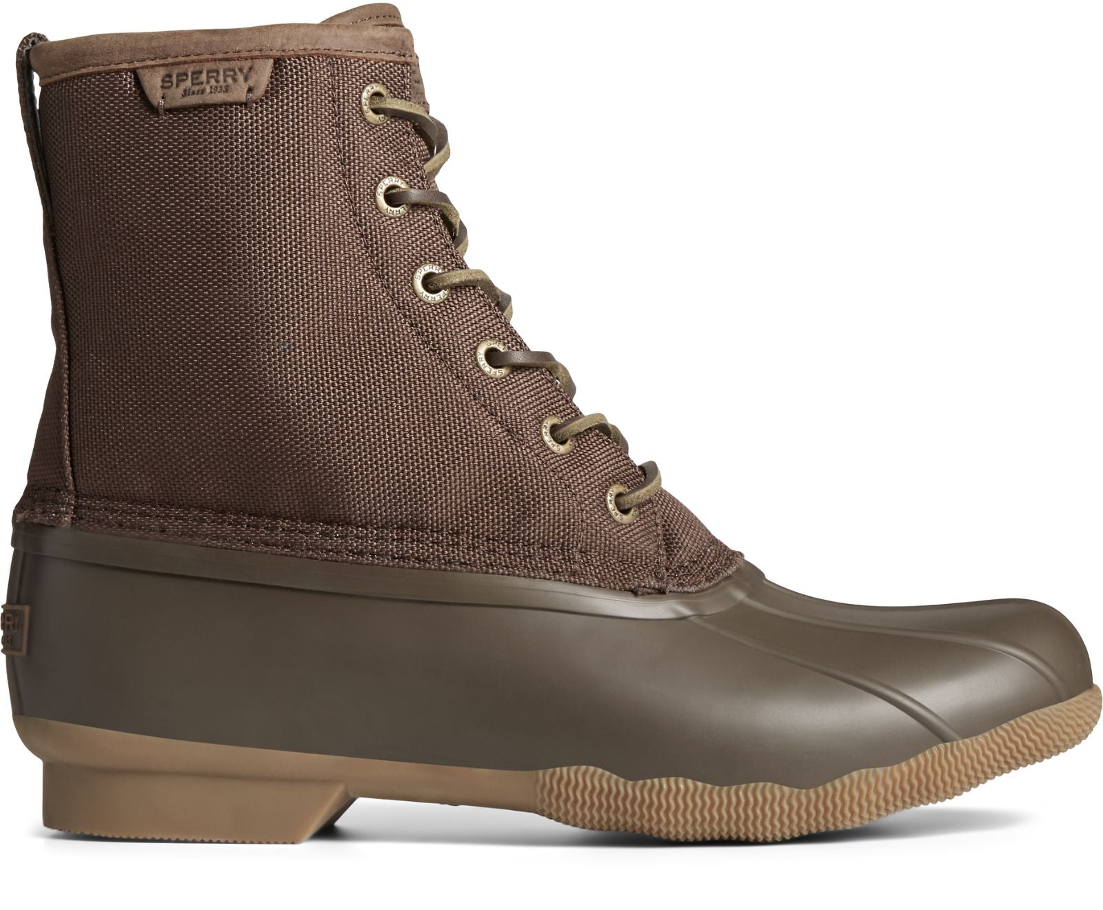 Sperry duck boots olive deals