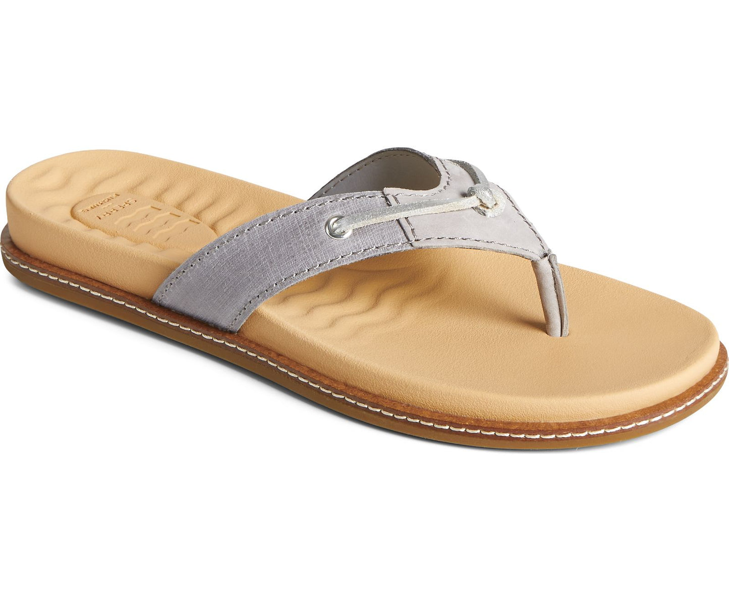Sperry Women's Waveside PLUSHWAVE Thong Sandal Gray