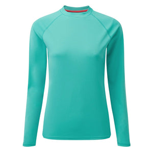 Gill Women's UV Tec L/S Tee Turquoise